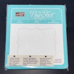 Sizzix Stampin' Up! Big Shot Bigz Top Note